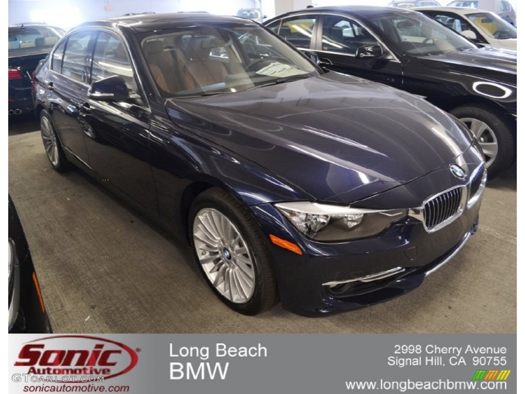 2012 3 Series 328i Sedan - Imperial Blue Metallic / Saddle Brown photo #1
