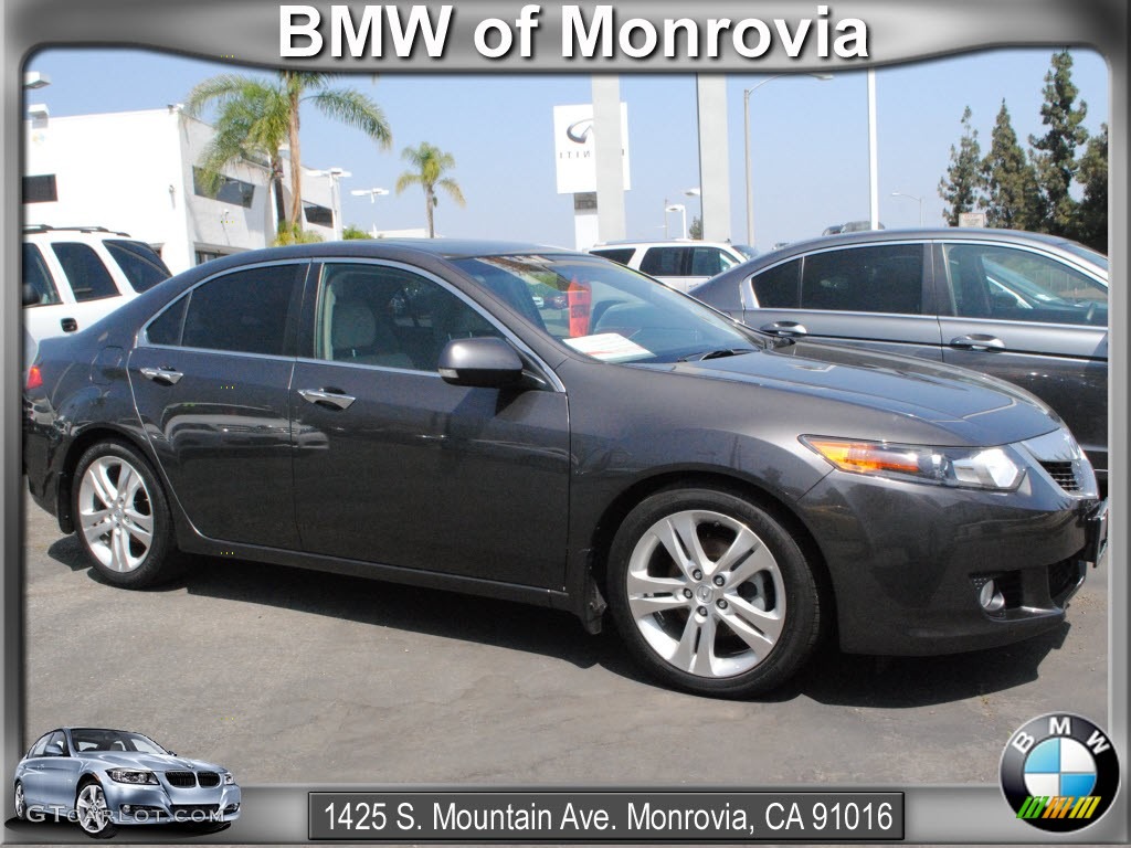 2010 TSX V6 Sedan - Grigio Metallic / Taupe photo #1