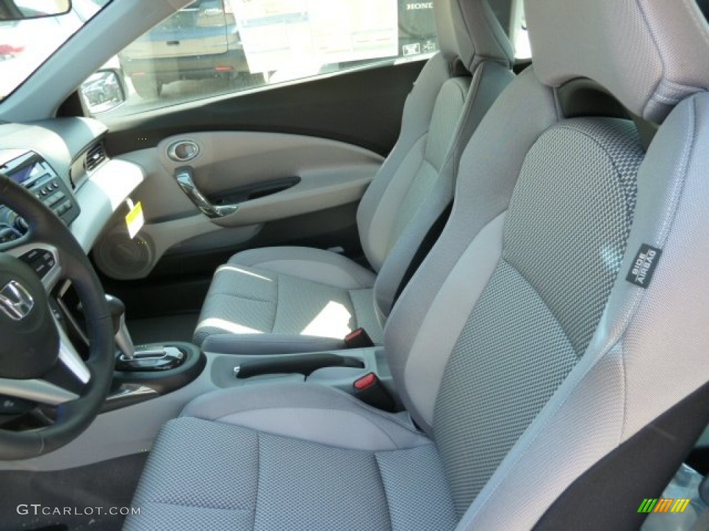 Gray Interior 2012 Honda CR-Z EX Sport Hybrid Photo #66931378