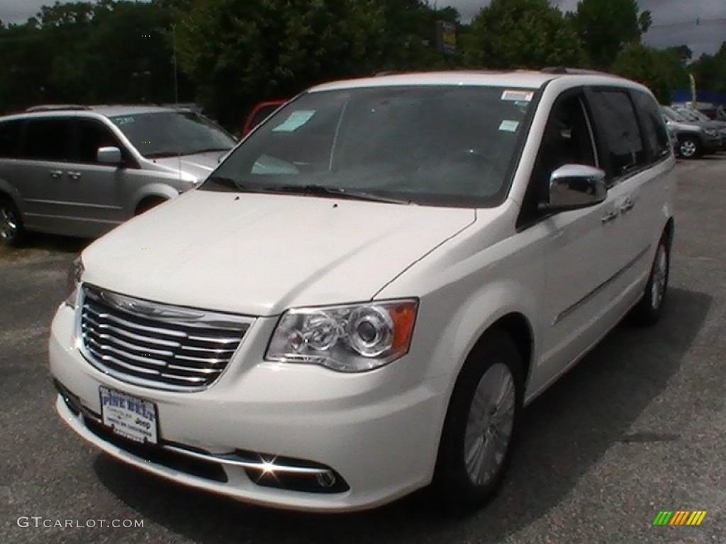 2012 Town & Country Limited - Stone White / Dark Frost Beige/Medium Frost Beige photo #1