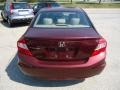 2012 Crimson Pearl Honda Civic LX Sedan  photo #3