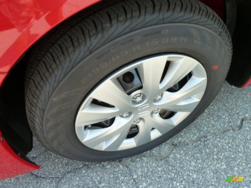 2012 Civic LX Coupe - Rallye Red / Gray photo #9