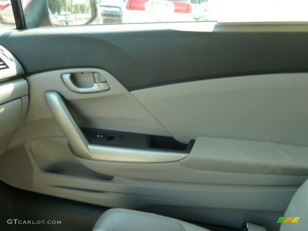 2012 Civic LX Coupe - Rallye Red / Gray photo #17