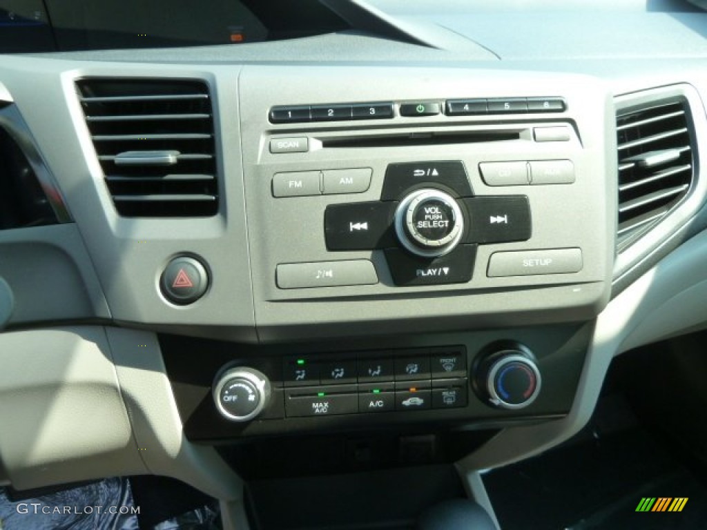 2012 Civic LX Coupe - Rallye Red / Gray photo #18