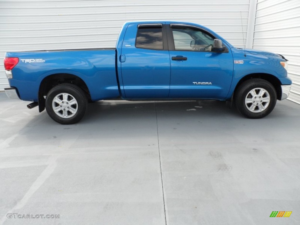 2007 Tundra SR5 TRD Double Cab - Blue Streak Metallic / Graphite Gray photo #3