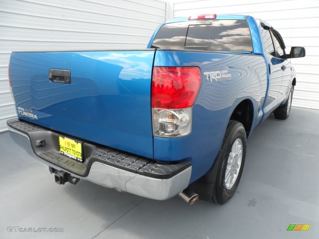 2007 Tundra SR5 TRD Double Cab - Blue Streak Metallic / Graphite Gray photo #4