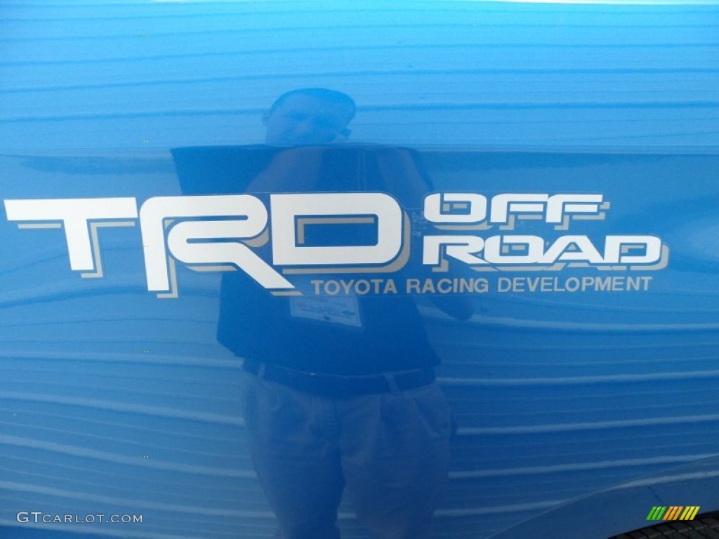 2007 Tundra SR5 TRD Double Cab - Blue Streak Metallic / Graphite Gray photo #17