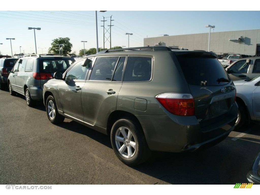 2010 Highlander SE 4WD - Cypress Green Pearl / Sand Beige photo #3