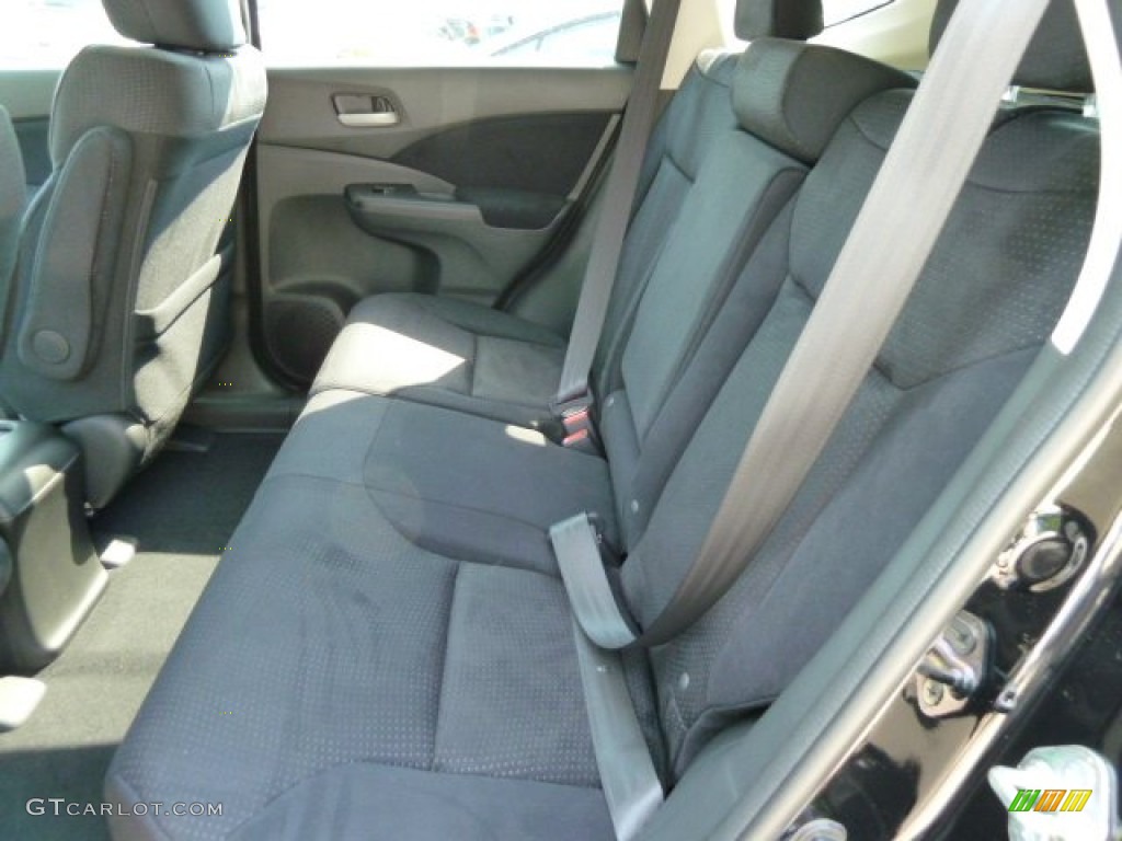 2012 CR-V LX 4WD - Crystal Black Pearl / Black photo #11