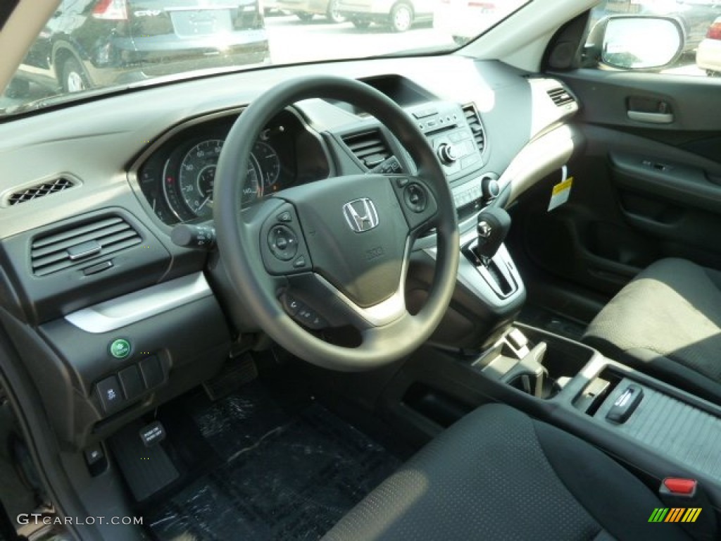 2012 CR-V LX 4WD - Crystal Black Pearl / Black photo #15