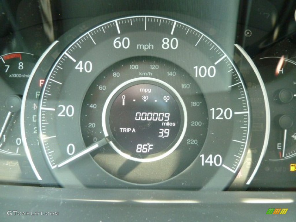 2012 CR-V LX 4WD - Crystal Black Pearl / Black photo #19