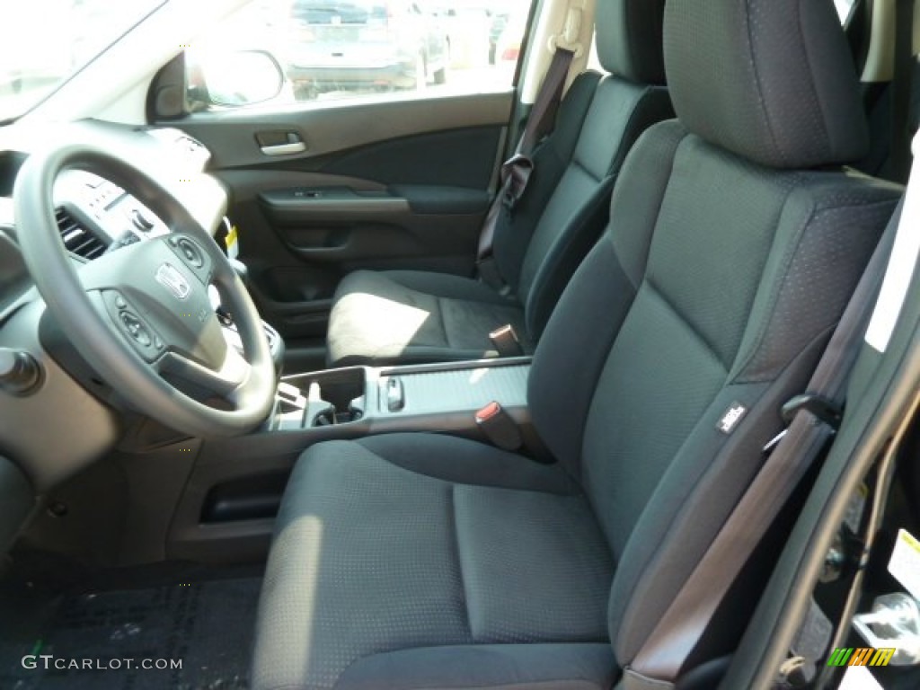 2012 CR-V EX 4WD - Crystal Black Pearl / Black photo #10