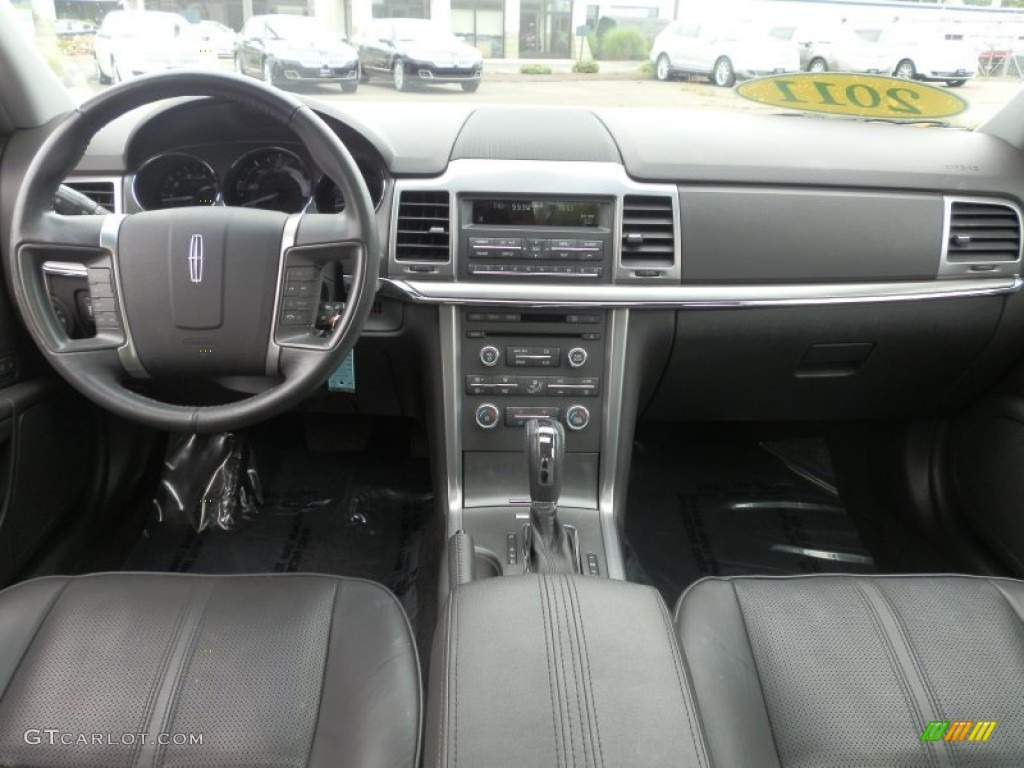 2011 Lincoln MKZ AWD Dark Charcoal Dashboard Photo #66935785