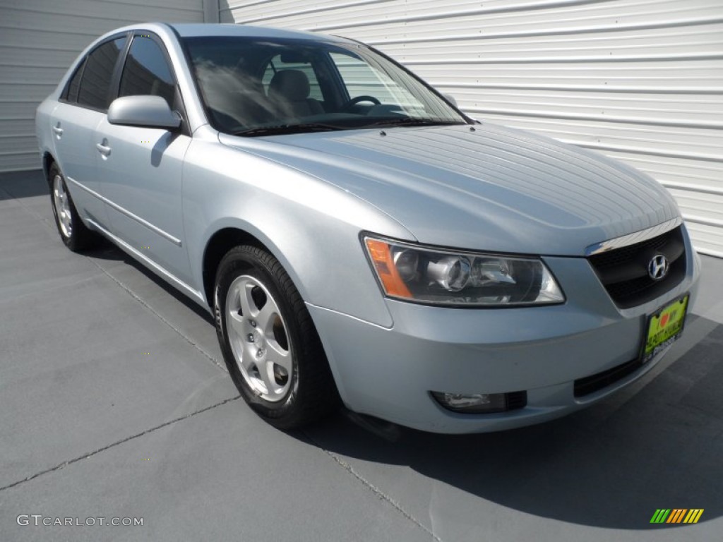 2006 Sonata GLS V6 - Silver Blue Metallic / Gray photo #1
