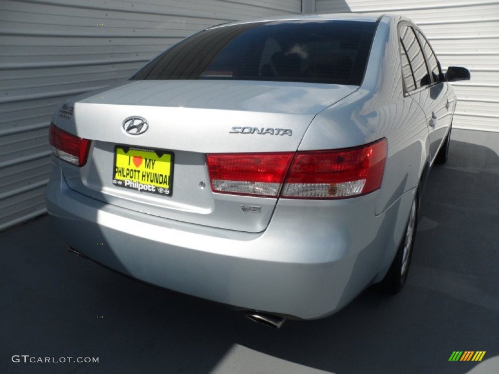 2006 Sonata GLS V6 - Silver Blue Metallic / Gray photo #3