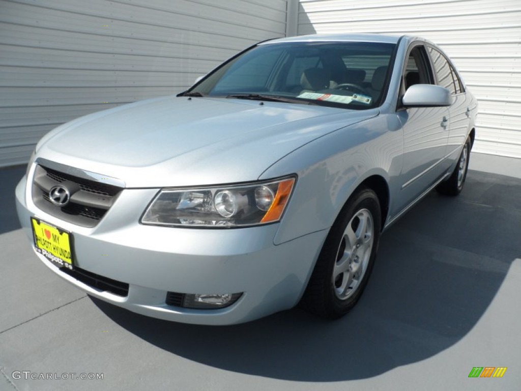 2006 Sonata GLS V6 - Silver Blue Metallic / Gray photo #6