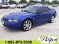 2004 Sonic Blue Metallic Ford Mustang V6 Coupe  photo #1