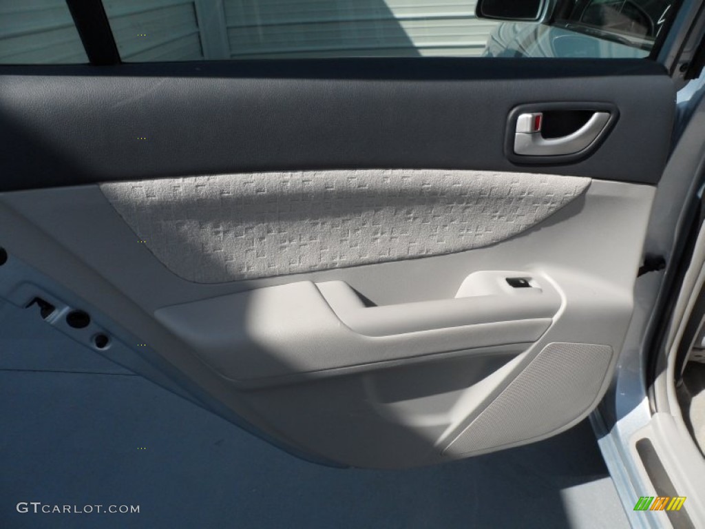 2006 Sonata GLS V6 - Silver Blue Metallic / Gray photo #26