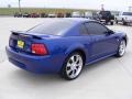 Sonic Blue Metallic 2004 Ford Mustang V6 Coupe Exterior