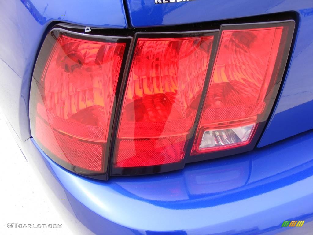 Sonic Blue Metallic 2004 Ford Mustang V6 Coupe Exterior Photo #6693703