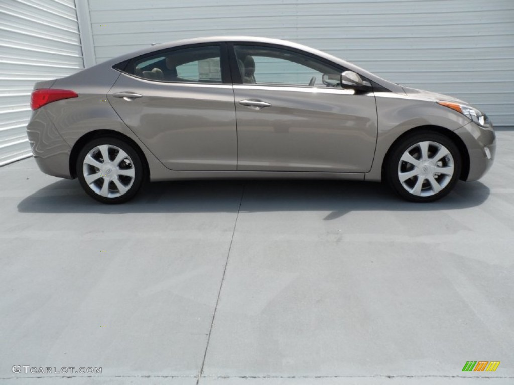 2013 Elantra Limited - Desert Bronze / Beige photo #2