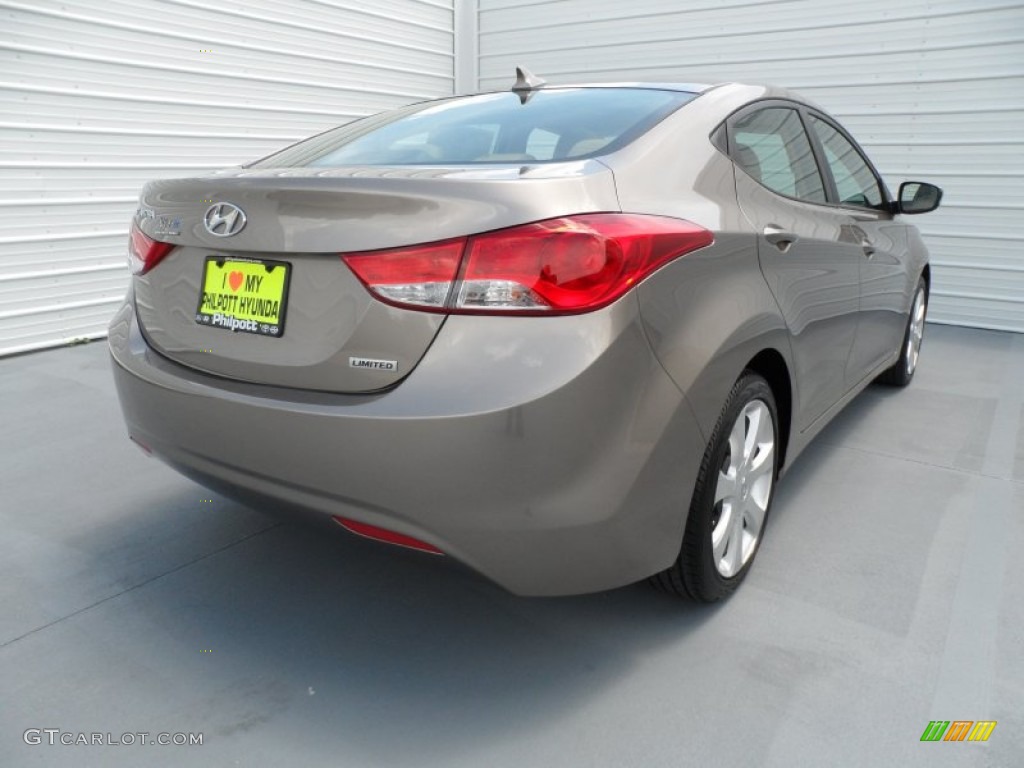 2013 Elantra Limited - Desert Bronze / Beige photo #3