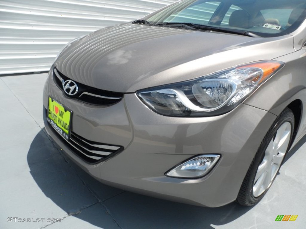 2013 Elantra Limited - Desert Bronze / Beige photo #9