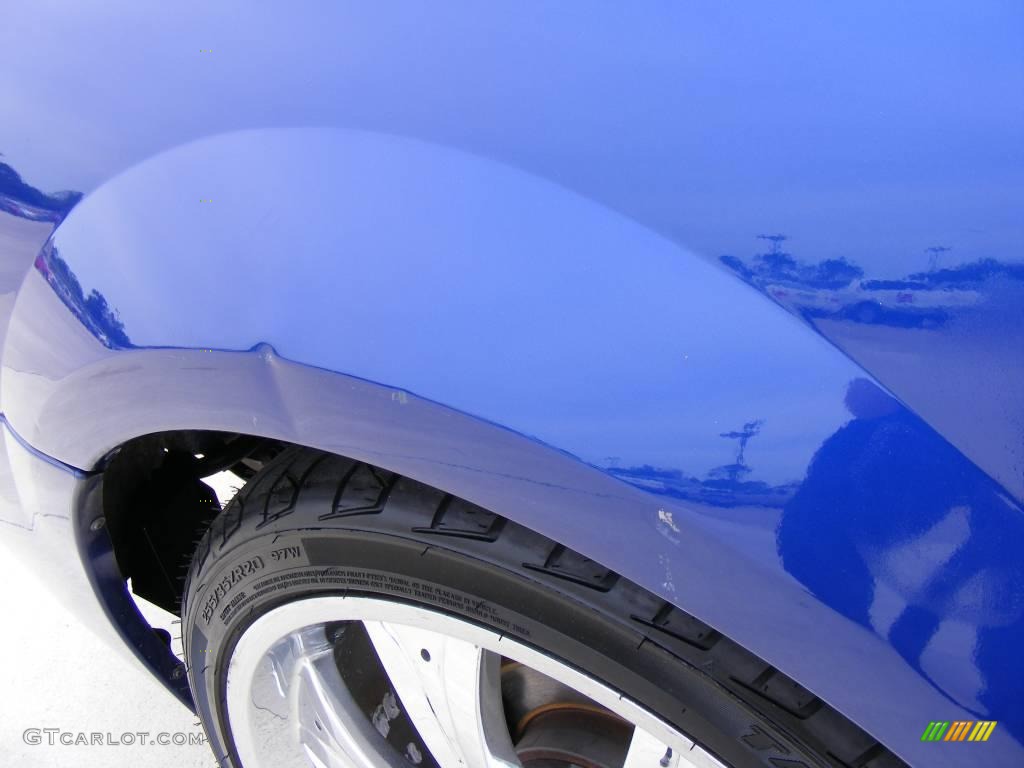 2004 Mustang V6 Coupe - Sonic Blue Metallic / Dark Charcoal photo #13