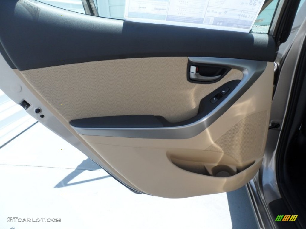2013 Elantra Limited - Desert Bronze / Beige photo #19