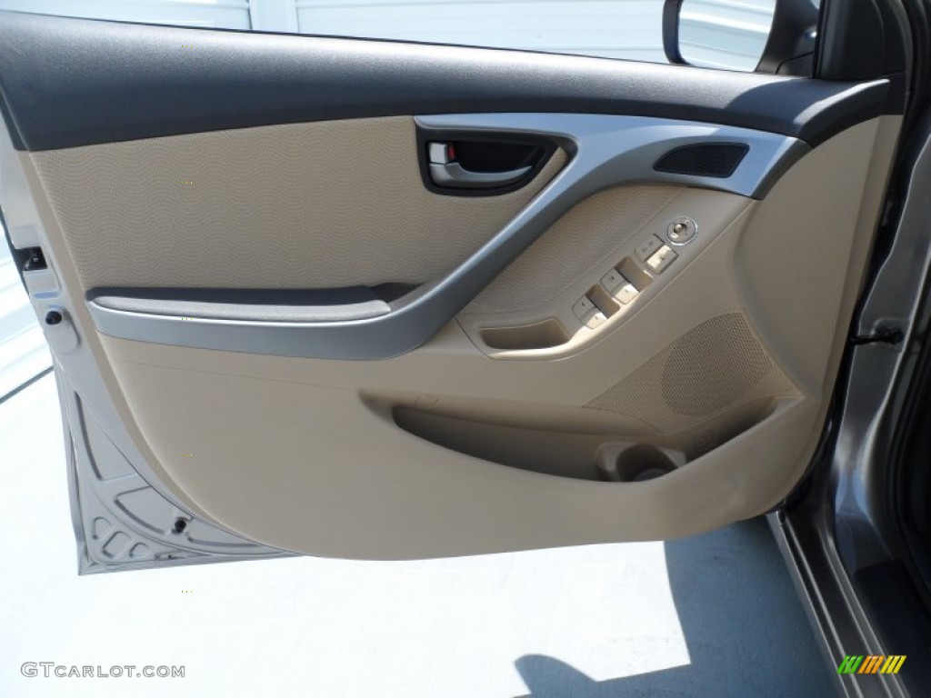 2013 Elantra Limited - Desert Bronze / Beige photo #22