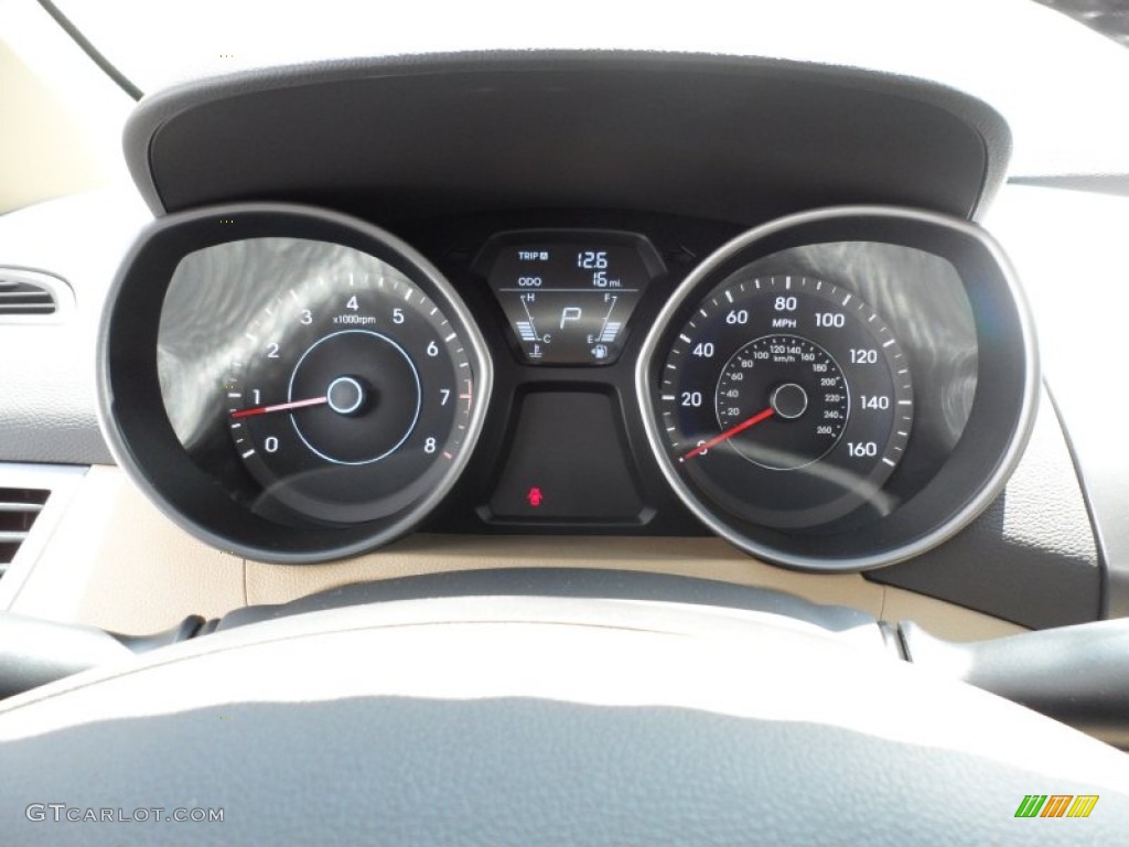 2013 Elantra Limited - Desert Bronze / Beige photo #33