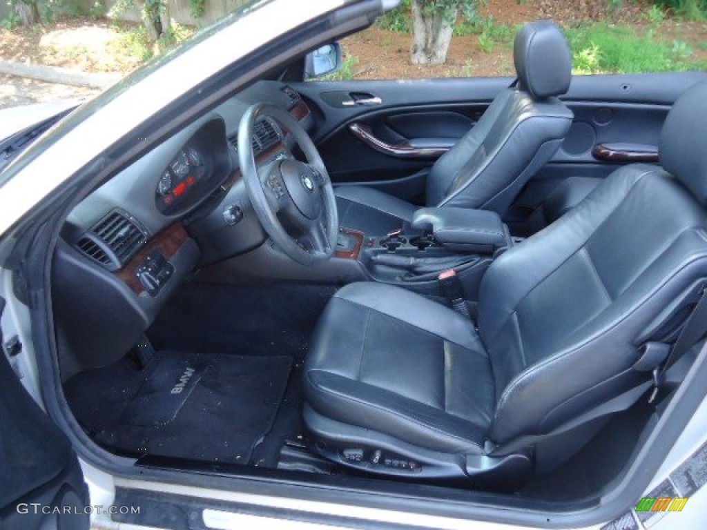 2004 3 Series 325i Convertible - Titanium Silver Metallic / Black photo #9