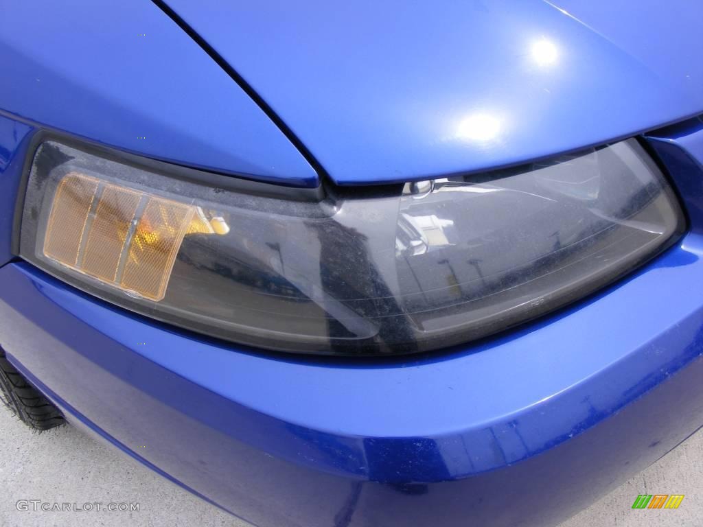 2004 Mustang V6 Coupe - Sonic Blue Metallic / Dark Charcoal photo #19