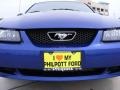 2004 Sonic Blue Metallic Ford Mustang V6 Coupe  photo #20