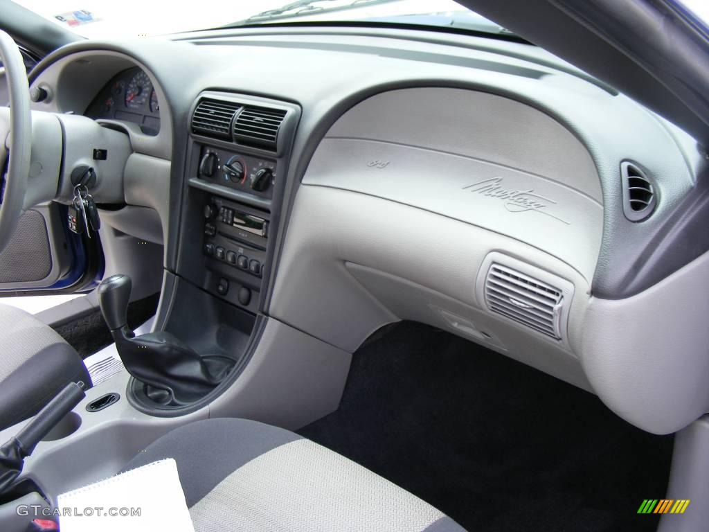 2004 Mustang V6 Coupe - Sonic Blue Metallic / Dark Charcoal photo #23