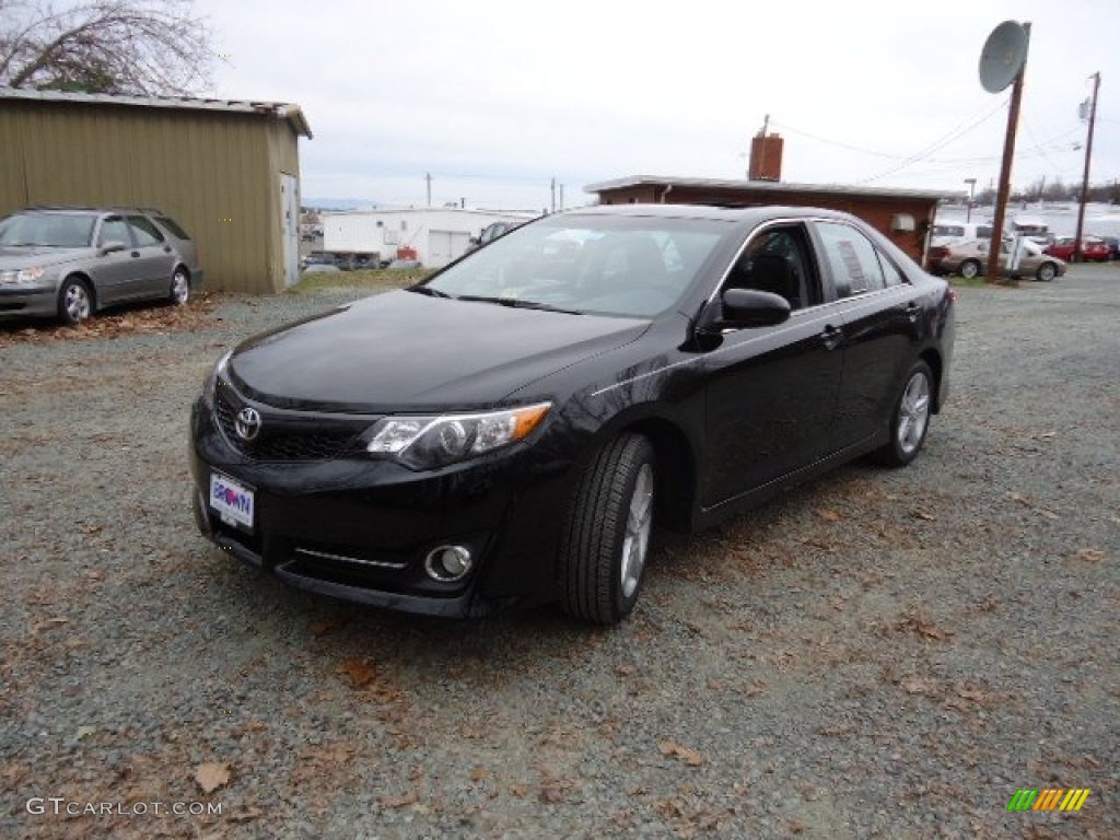 2012 Camry SE - Attitude Black Metallic / Black/Ash photo #3