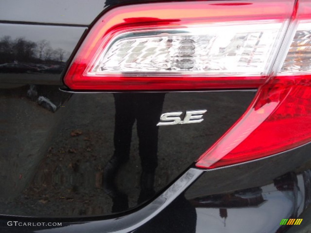 2012 Camry SE - Attitude Black Metallic / Black/Ash photo #7