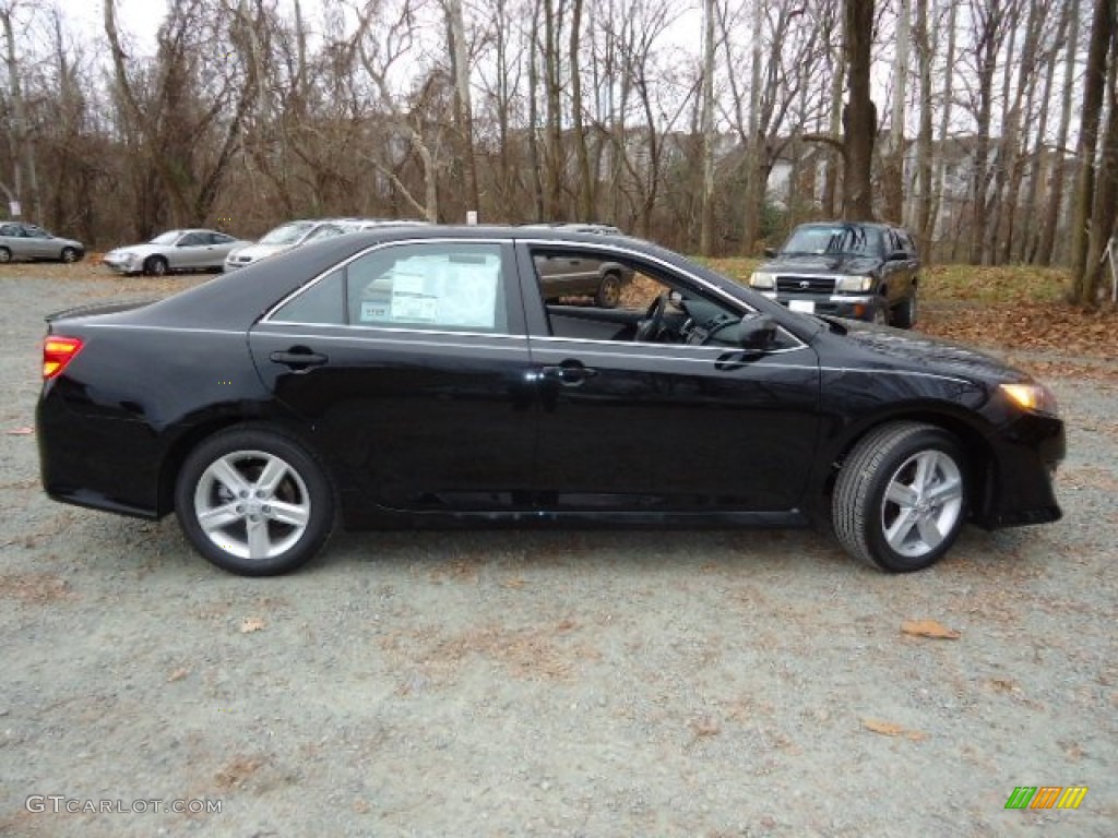 2012 Camry SE - Attitude Black Metallic / Black/Ash photo #9