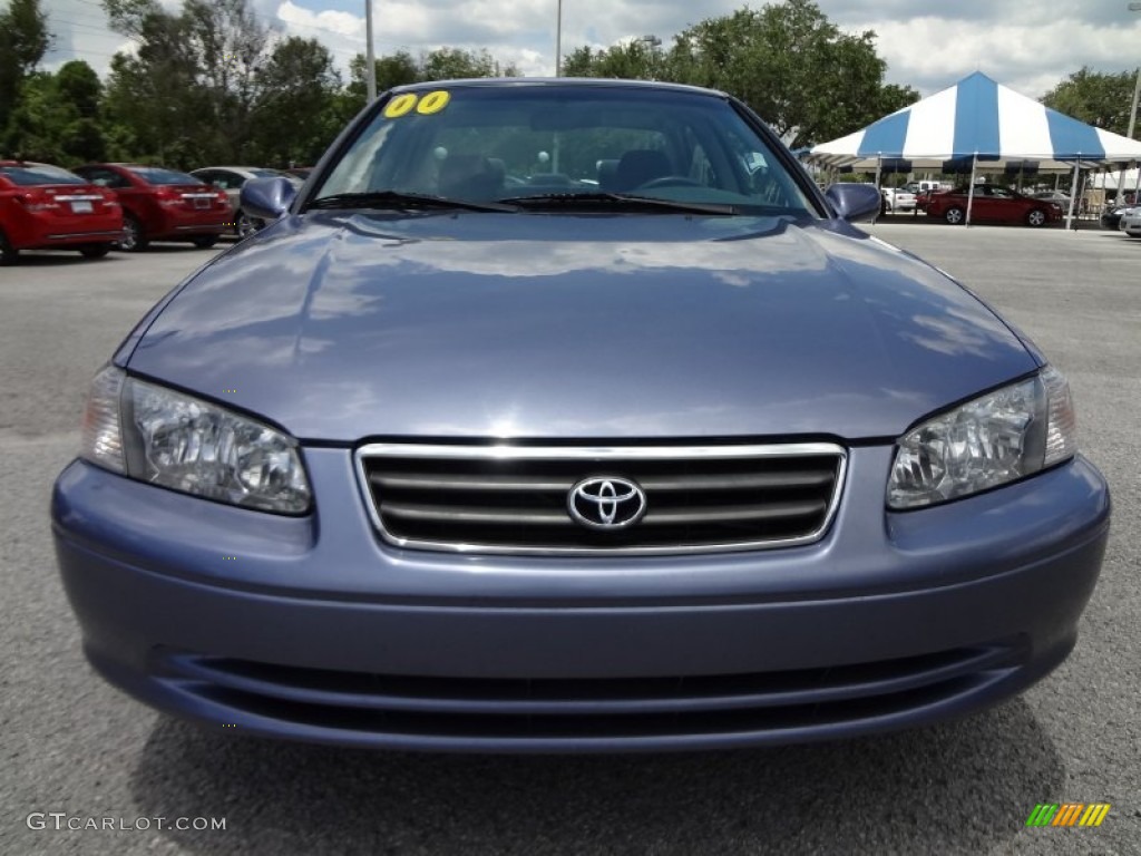 2000 Camry LE - Constellation Blue Pearl / Gray photo #13
