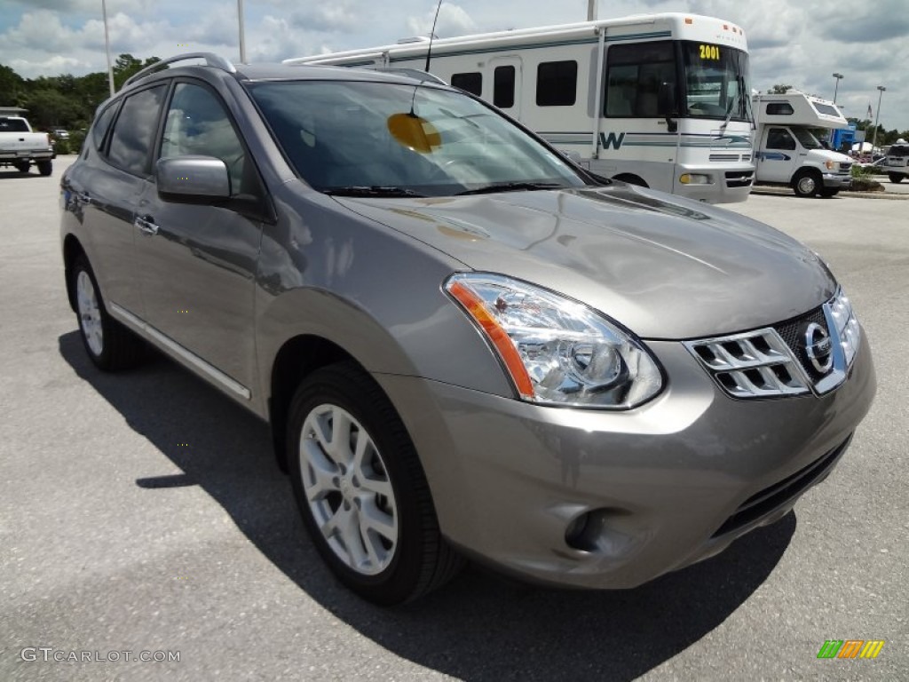 2011 Rogue SL - Gotham Gray Metallic / Gray photo #11