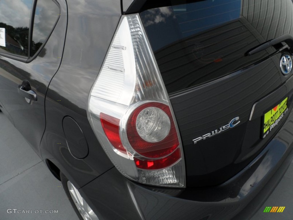 2012 Prius c Hybrid Four - Magnetic Gray Metallic / Black photo #14