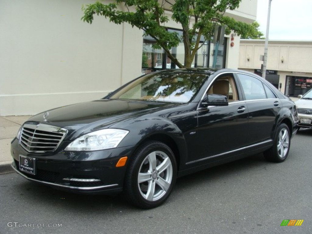 Magnetite Black Metallic 2012 Mercedes-Benz S 550 4Matic Sedan Exterior Photo #66940810