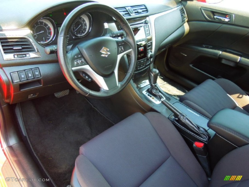 Black Interior 2012 Suzuki Kizashi Sport GTS Photo #66942694