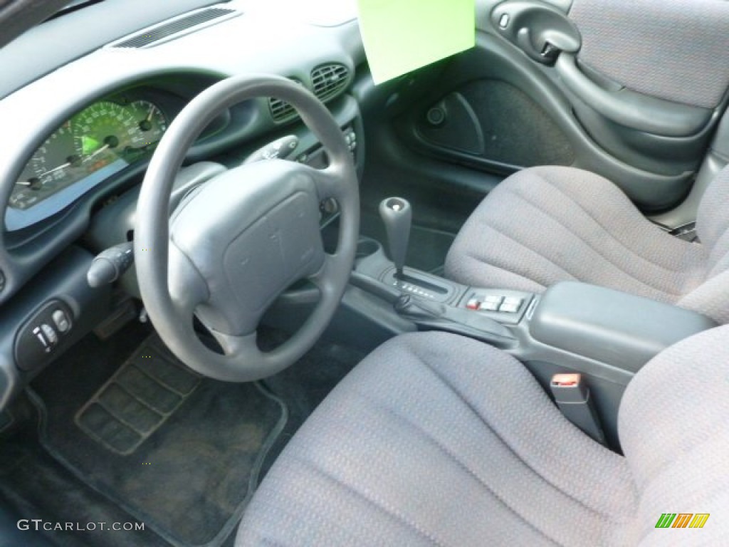 2001 Sunfire SE Sedan - Spruce Green Metallic / Graphite photo #11