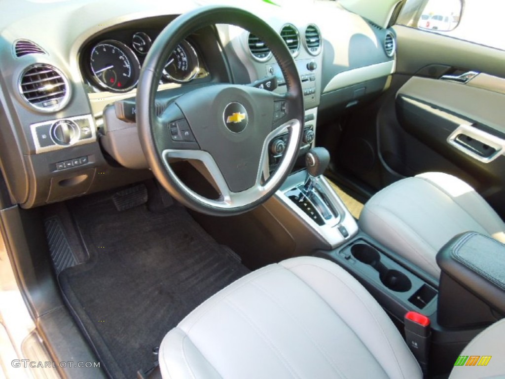 Black/Light Titanium Interior 2012 Chevrolet Captiva Sport LTZ AWD Photo #66943141