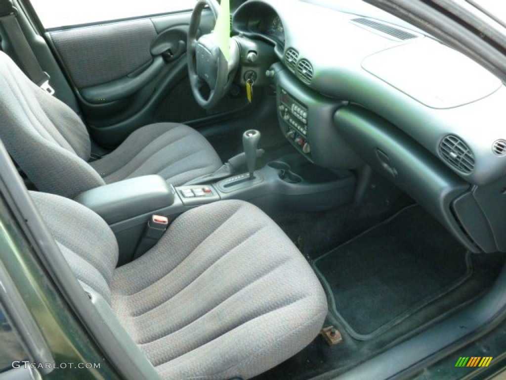 2001 Sunfire SE Sedan - Spruce Green Metallic / Graphite photo #19