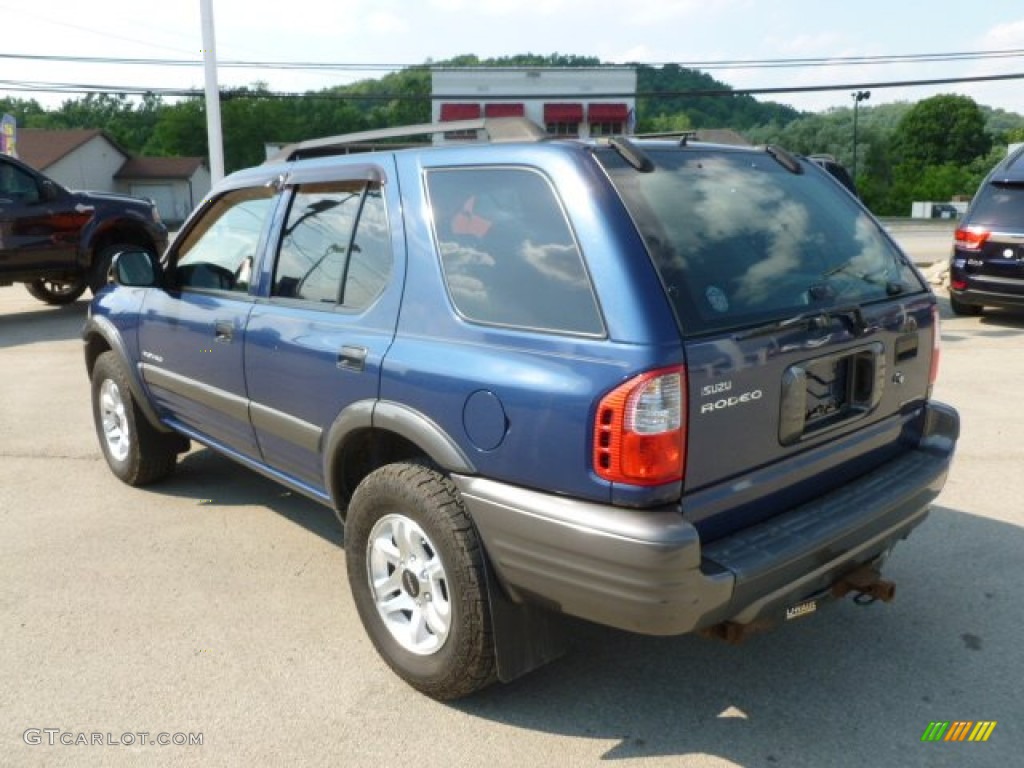 2004 Rodeo S 4WD - Clipper Blue / Gray photo #3