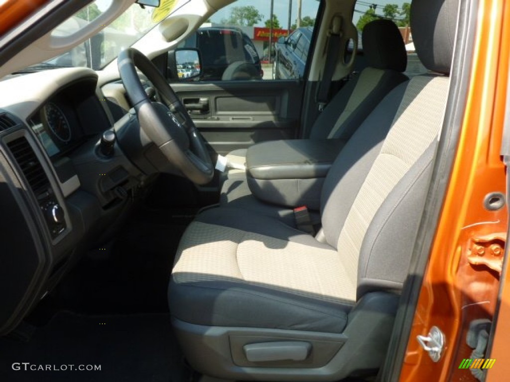 2010 Ram 1500 ST Crew Cab 4x4 - Mango Tango Pearl / Dark Slate/Medium Graystone photo #10