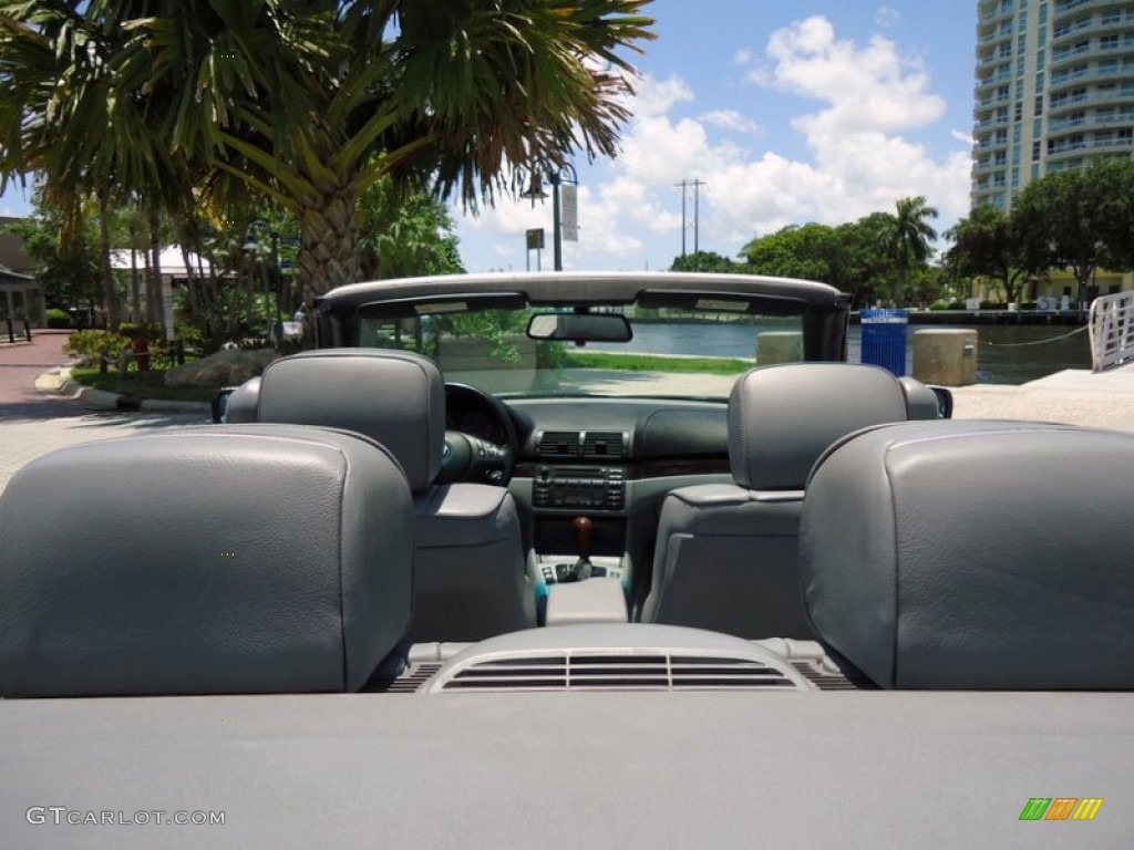 2002 3 Series 325i Convertible - Titanium Silver Metallic / Grey photo #10