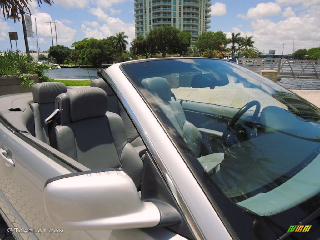 2002 3 Series 325i Convertible - Titanium Silver Metallic / Grey photo #27